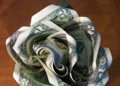 آموزش درست کردن گل رز زیبا با پول کاغذی آموزش درست کردن گل رز زیبا با پول کاغذی